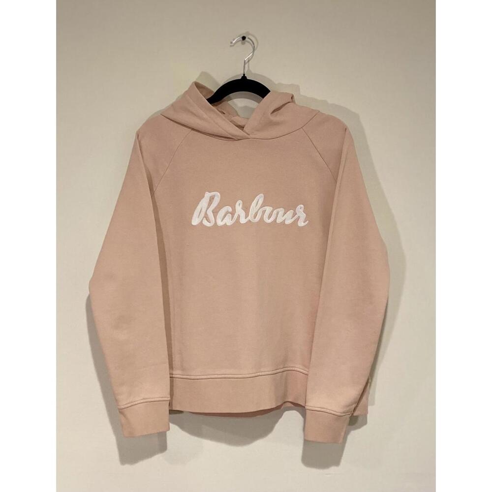 Barbour Women's Pink Hoodie Sweatshirt